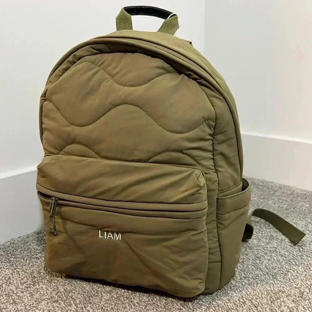 New Zara green backpack